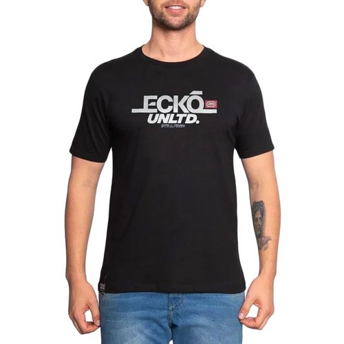 Camiseta Masculina Ecko Retro PRETO-EK530-